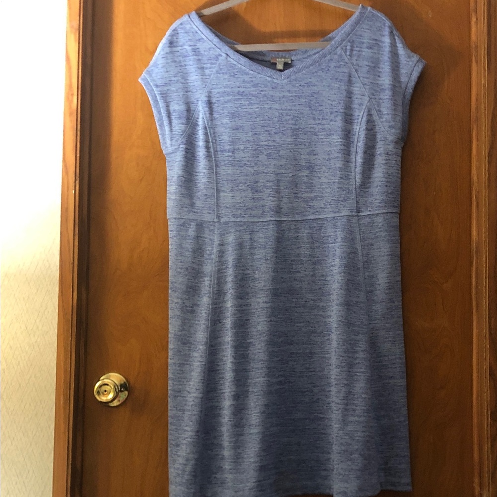 Talbots Heathered Blue Mini Dress